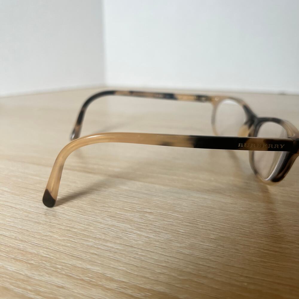 Burberry B2180 3501 Eyeglasses Beige Tan Tortoise Frames 52-16-140 Italy - Picture 11 of 12